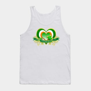 Heart Banner Clover Tank Top